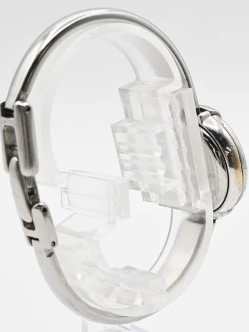 GUCCI 1400L Watch Quartz Bangle Bracelet 25 mm Stainless Steel Silver 02LC586 - Picture 4 of 16